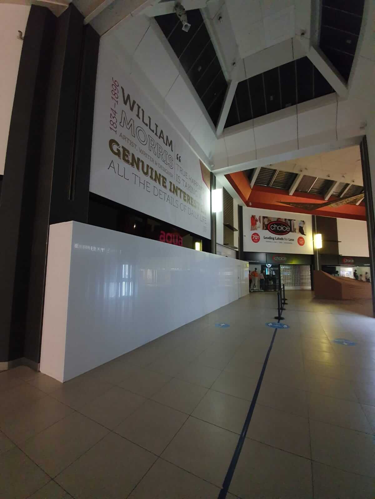 Internal Hoarding Installation